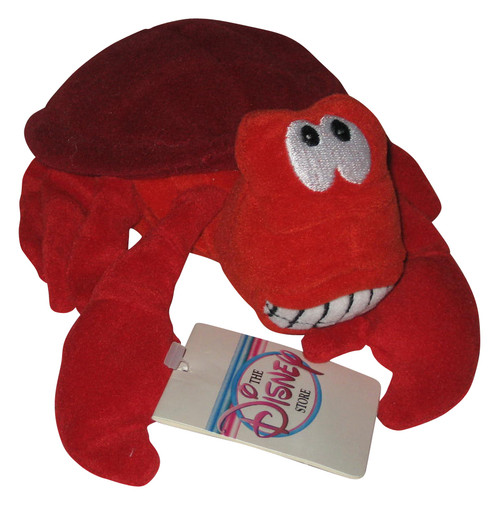 Disney The Little Mermaid Sebastian Red Crab Bean Bag Toy Plush