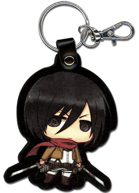 Attack On Titan SD Mikasa Pu Anime Keychain GE-37303