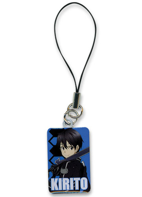 Sword Art Online Kirito Cell Phone Charm Keychain GE-17082