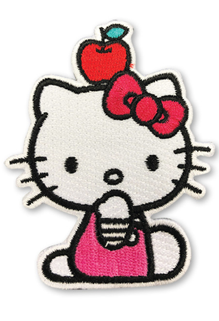 Hello Kitty Apple On Head Anime Patch GE-44619