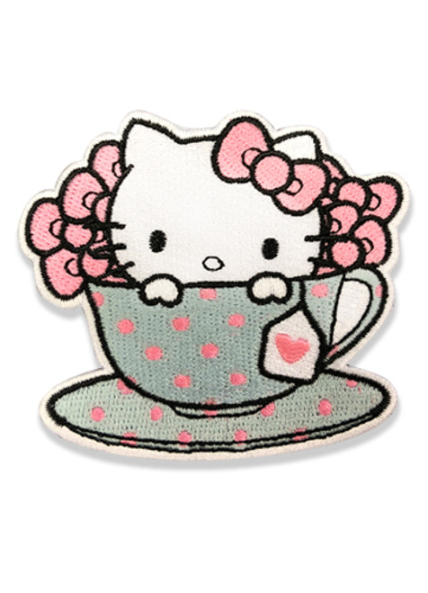 Hello Kitty In Cup of Tea Anime Patch GE-44613