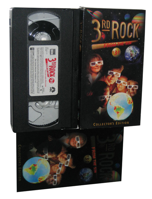 3rd Rock From The Sun In 3-D Collector's Edition VHS Tape w/ Insert Card