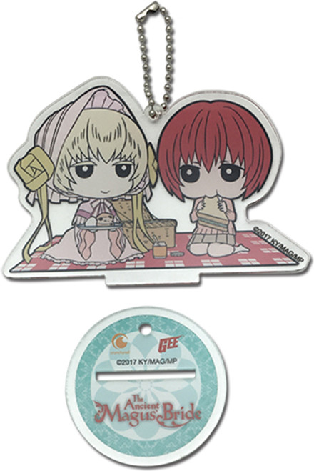 Ancient Magus Bride Chibi Chise & Silky Acrylic Anime Keychain GE-38715