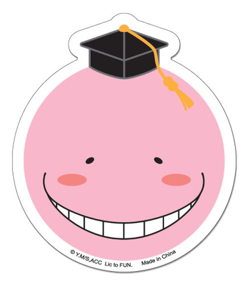 Assassination Classroom Pink Korosensei Relax Face Anime Sticker GE-55424