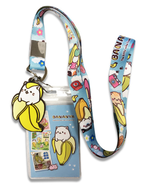 Bananya Fish Anime Lanyard Neck Strap w/ Charm GE-37958