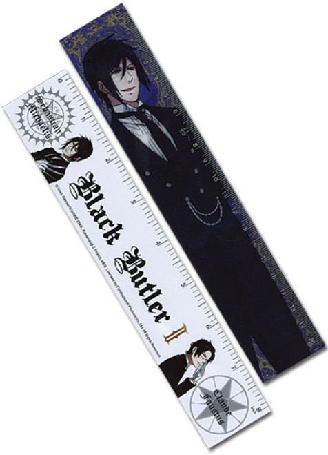 Black Butler Sebastian Anime Lenticular Ruler GE-70048