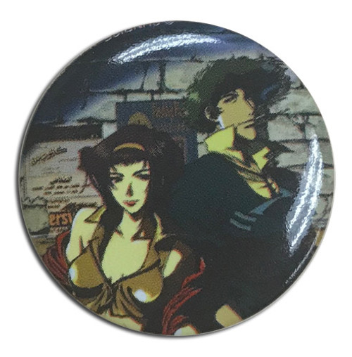 Cowboy Bebop Faye & Spike 1.25" Anime Button GE-35345