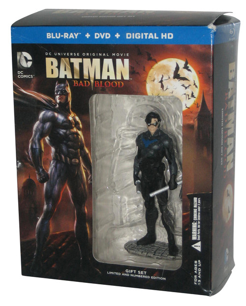 DC Comics Batman Bad Blood Movie Nightwing Exclusive Figure w/ Box - (No DVD)