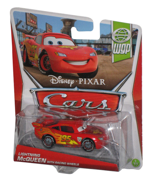 Disney Cars Movie WGP Lightning McQueen With Racing Wheels Toy Car