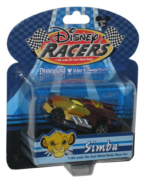 Disney Land World Store Theme Park Racers Lion King Simba 1/64 Die-Cast Toy Car