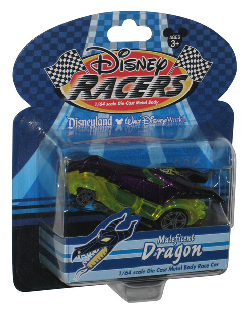 Disney Land World Store Theme Park Racers Sleeping Beauty Maleficent Dragon 1/64 Die-Cast Toy Car