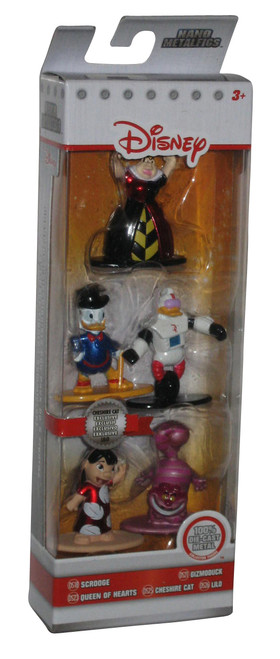 Disney Nano Metalfigs 5-Pack Figure Set - (Scrooge / Gizmoduck / Lilo / Cheshire Cat / Queen of Hearts)