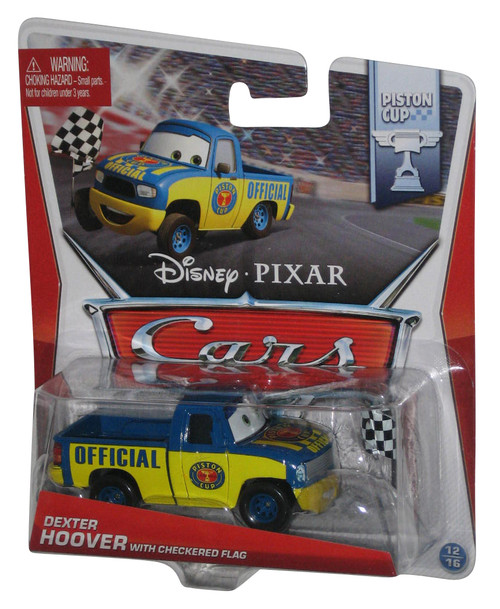 Disney Pixar Cars Movie Dexter Hoover with Checkered Flag Piston Cup Die Cast Toy Car