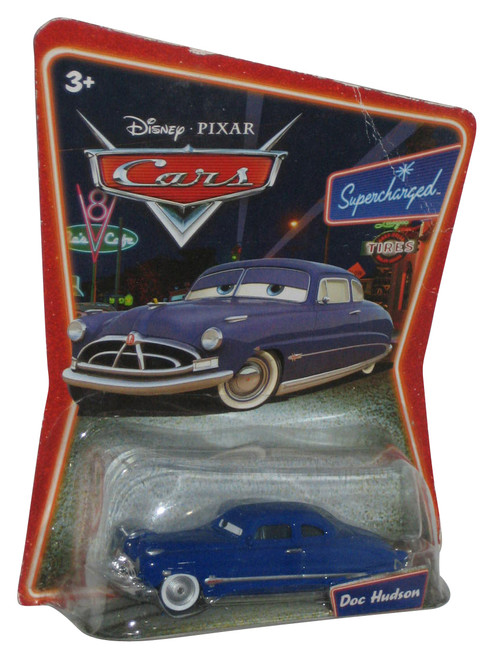 Disney Pixar Cars Movie Doc Hudson Supercharged Mattel Toy Die-Cast Car - (Creased Blister Card)