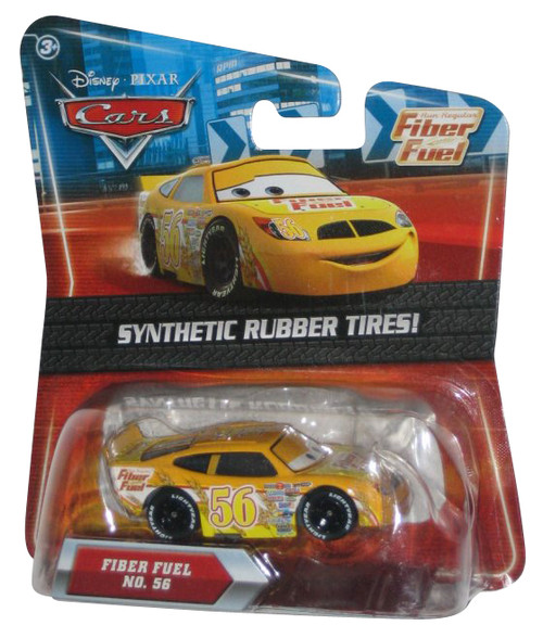 Disney Pixar Cars Movie Exclusive Synthetic Rubber Tires Fiber Fuel #56 Car