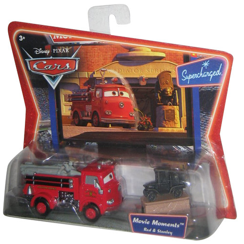 Disney Pixar Cars Movie Moments Red & Stanley Supercharged Toy Car Set