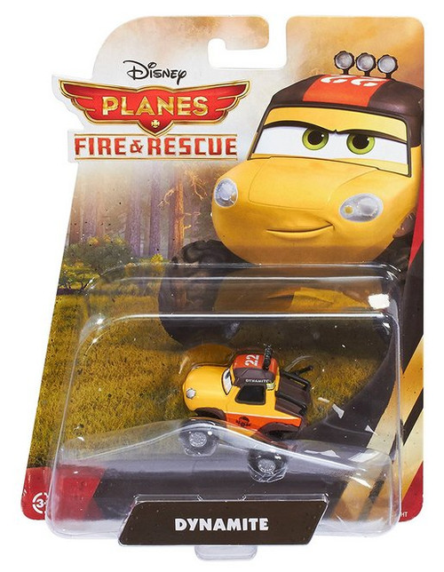 Disney Planes Fire and Rescue Dynamite Die-Cast Vehicle (2014) Mattel Toy Car