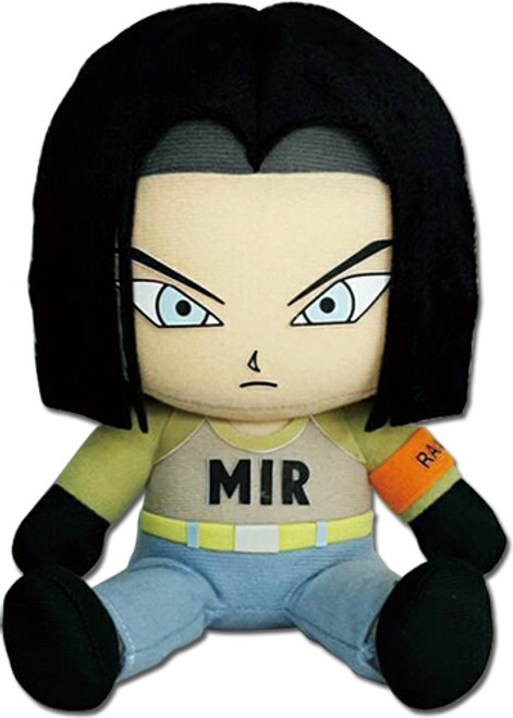 Dragon Ball Super Android 17 Sitting Anime 8-Inch Plush GE-56640