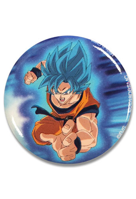 Dragon Ball Super Broly SSGSS Goku Anime 1.25" Button GE-35312