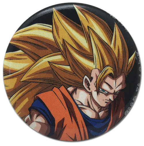 Dragon Ball Super SS3 Goku Anime 1.25" Button GE-18455