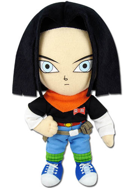 Dragon Ball Z Android 17 Black Hair Anime 8-Inch Toy Plush GE-52718