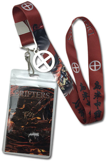 Drifters Shimazu Anime Lanyard Neck Strap w/ Charm GE-37948