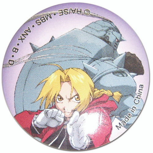 Full Metal Alchemist Alphonse & Edward Anime 1.25" Button GE-16930