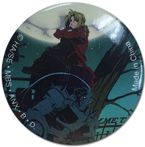 Full Metal Alchemist Alphonse & Edward Camp Anime 1.25" Button GE-16928