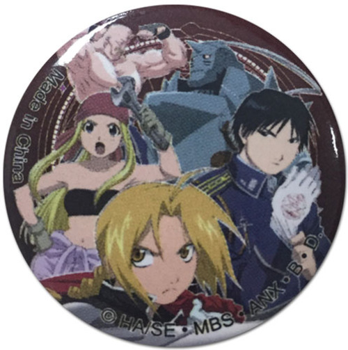 Full Metal Alchemist Characters Anime 1.25" Button GE-16929