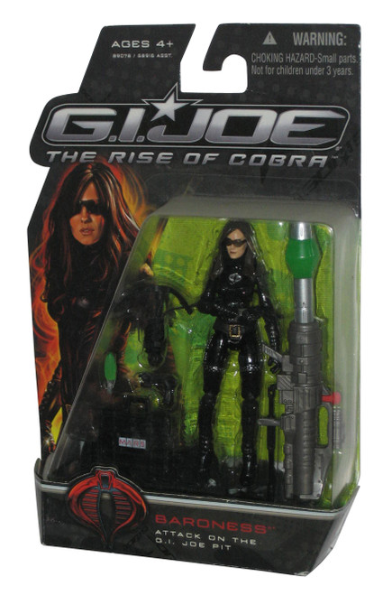 GI Joe Rise of Cobra Movie (2008) Baroness Attack 3.75 Inch Action Figure