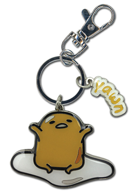 Gudetama Yawn Enamel Anime Metal Keychain GE-48205