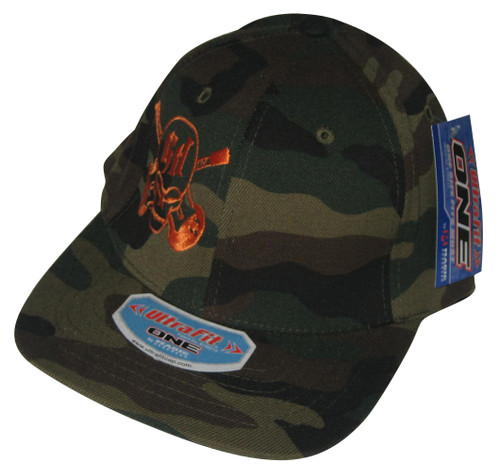 Guitar Hero Skull & Cross Guitars Logo Camo Ultra Fit Hat