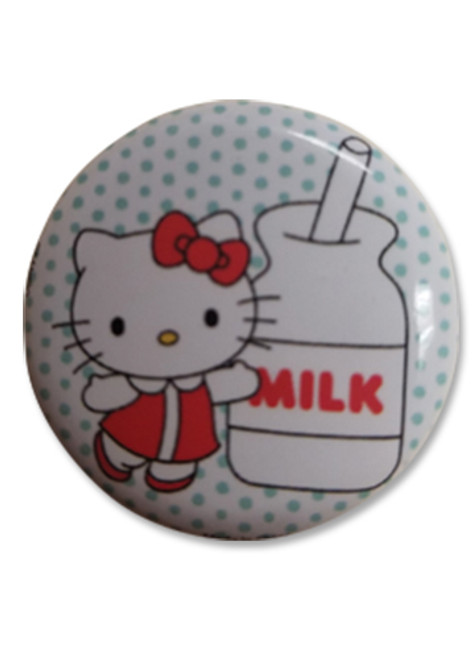 Hello Kitty Milk Anime 1.25" Button GE-19447