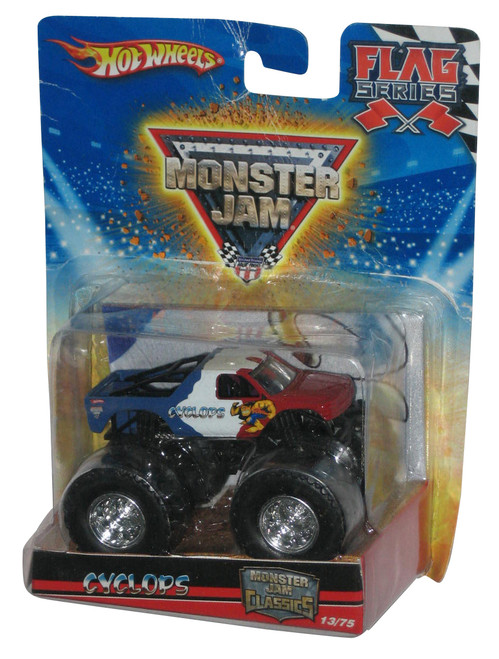 Hot Wheels Monster Jam Classics (2009) Cyclops Flag Series Toy Truck #13/75