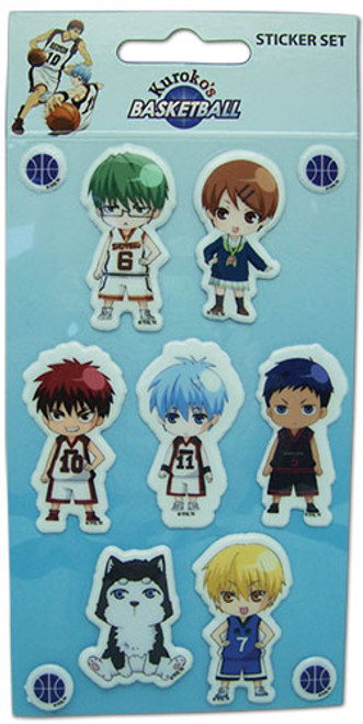 Kuroko's Basketball Anime Puffy Sticker Set GE-55473