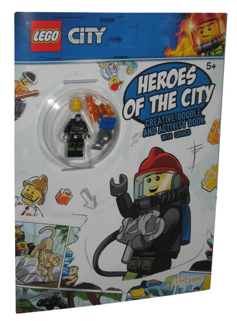 LEGO City Heroes of The City (2020) Creative Doodle Activity Comic Book w/ Minifigure