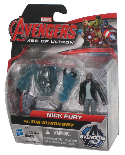 Marvel Avengers Age of Ultron Nick Fury Vs. Sub-Ultron 007 2.5-inch Figure 2-Pack