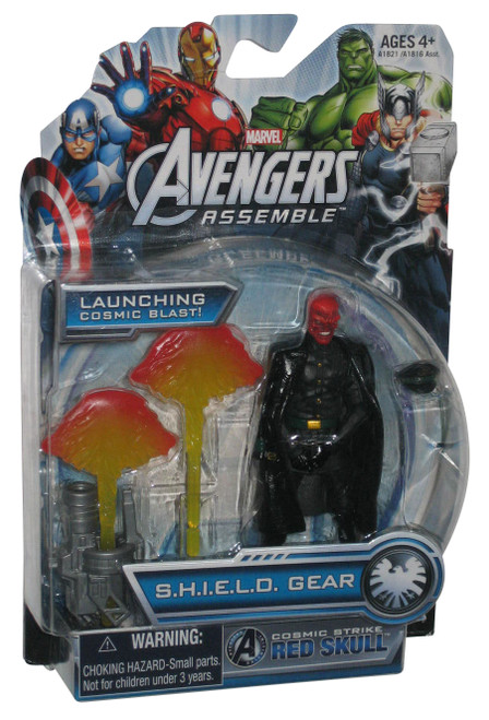 Marvel Avengers Assemble SHIELD Gear (2013) Hasbro Cosmic Strike Red Skull 3.75-Inch Figure