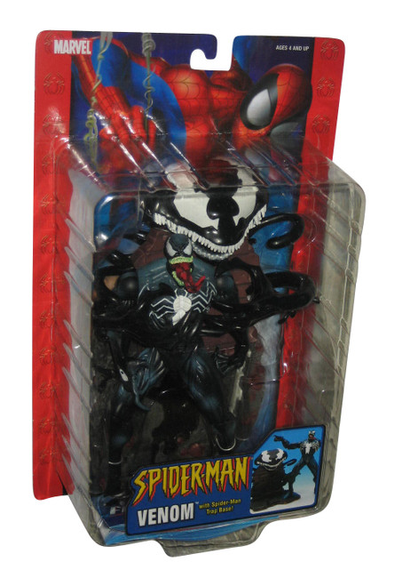 Marvel Comic Spider-Man Venom (2004) Toy Biz Action Figure w/ Trap Base