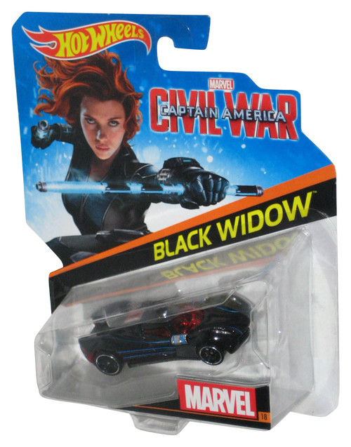 Marvel Comics Civil War Captain America Black Widow (2015) Hot Wheels Toy Car #18