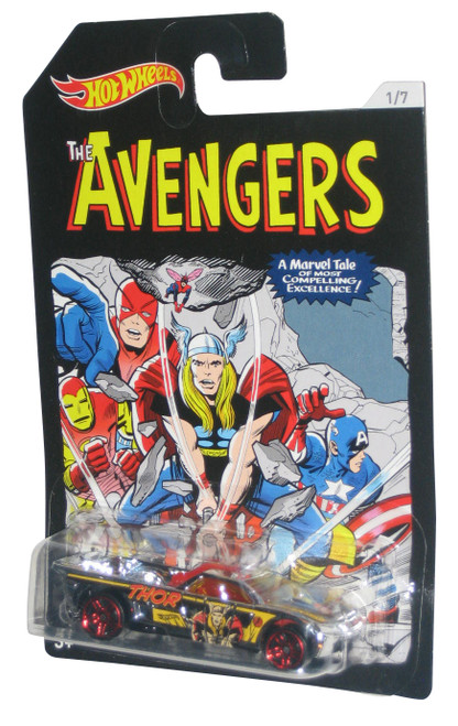 Marvel Comics Hot Wheels Avengers Thor Bedlam Die-Cast Toy Car #1