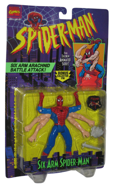 Marvel Spider-Man Animated Series Six Arm Arachnid (1995) Toy Biz Figure