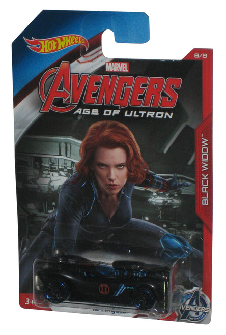 Marvel The Avengers Age of Ultron Black Widow 16 Angels (2014) Hot Wheels Toy Car #8/8