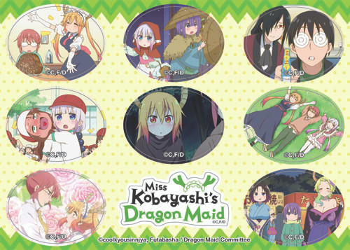 Miss Kobayashi's Dragon Maid Anime Sticker Set GE-55897