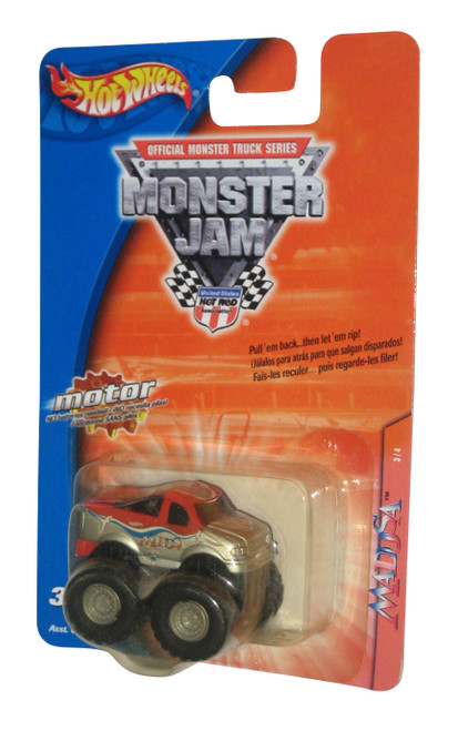 Monster Jam Hot Wheels (2004) Madusa Motor Mini Pull Back Toy Car