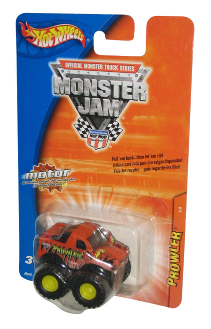 Monster Jam Hot Wheels (2004) Prowler Motor Mini Pull Back Toy Car
