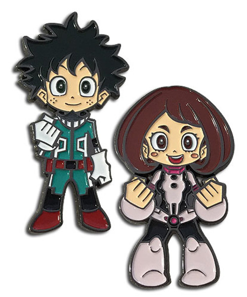 My Hero Academia Deku & Uravity Enamel Anime Pin Set GE-50812