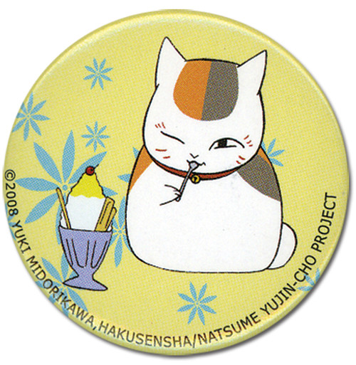 Natsume's Book of Friends Ice Cream Anime 1.25" Button GE-16154