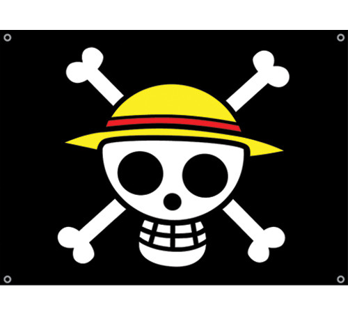 One Piece Luffy Pirate Licensed Anime Flag GE-6468