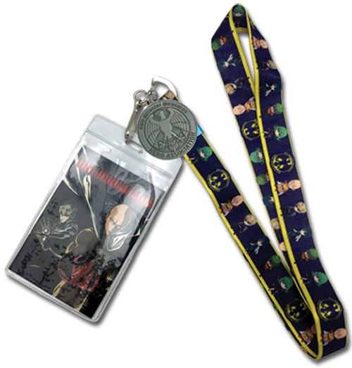 One Punch Man Characters Anime Lanyard Neck Strap w/ Charm GE-37861